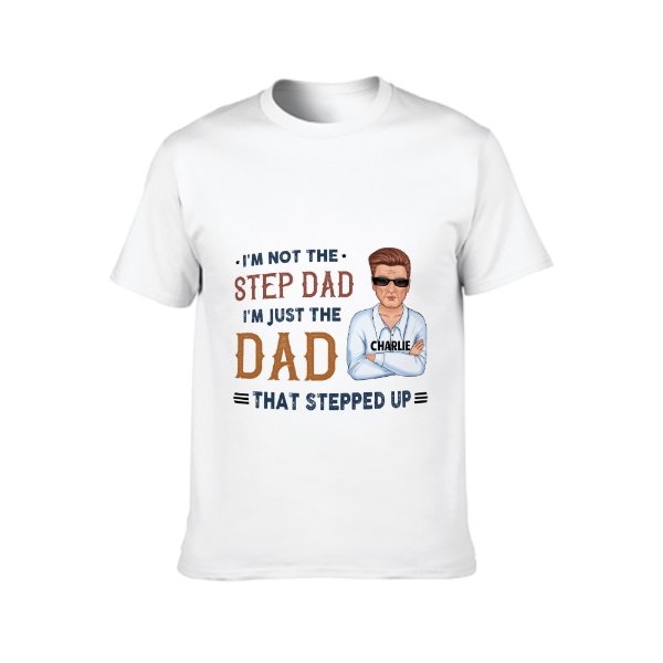 Step Dad Young Man Personalized Shirt - Yulaki