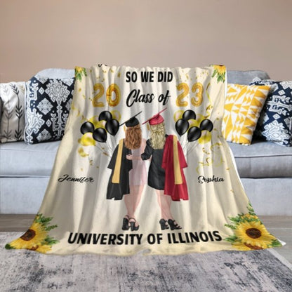 We Believed We Could So We Did - Personalized Blanket - Yulaki