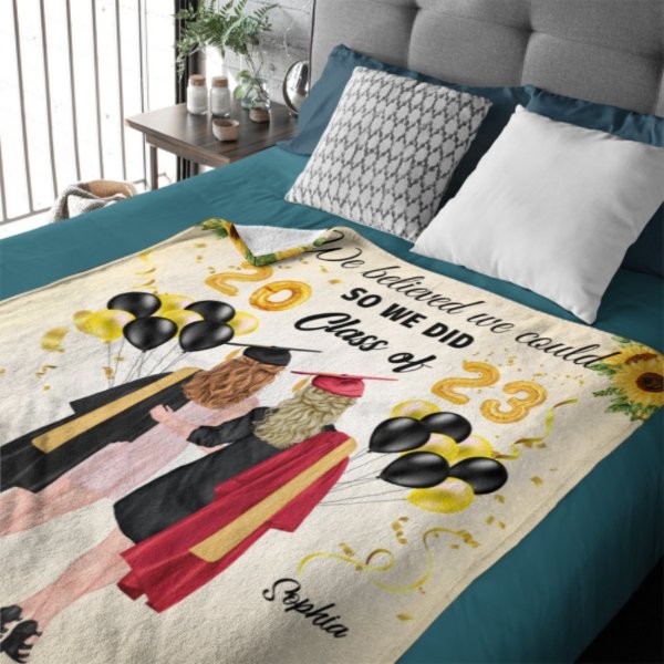 We Believed We Could So We Did - Personalized Blanket - Yulaki