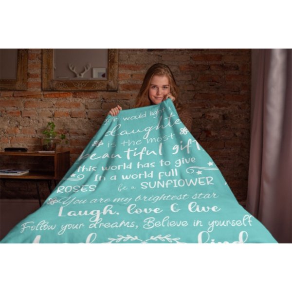 Your Little Grin Would Light Up The Room - Family Blanket - New Arrival, Christmas Gift For Daughter - Yulaki